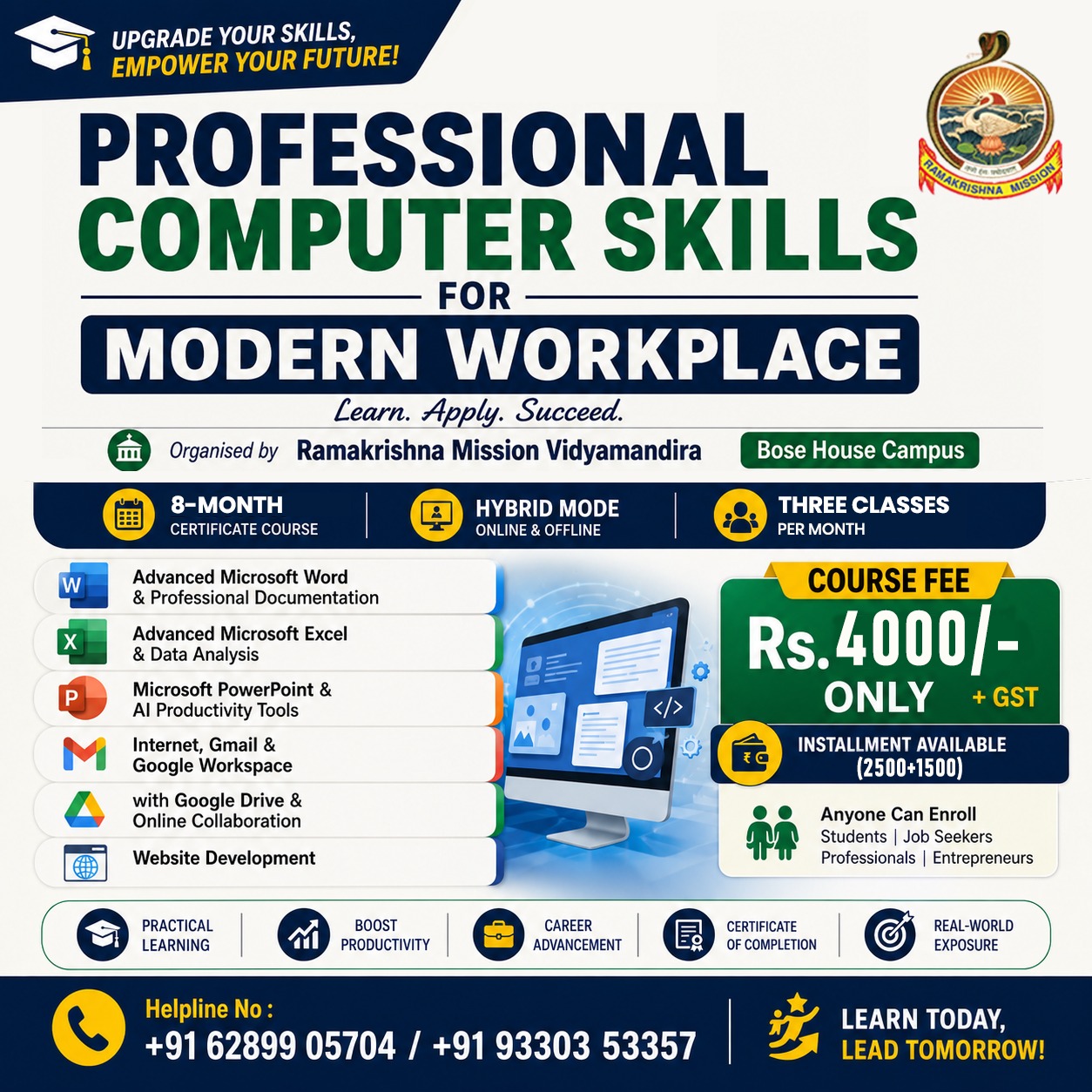 Professional Computer Skills for Modern Workplace